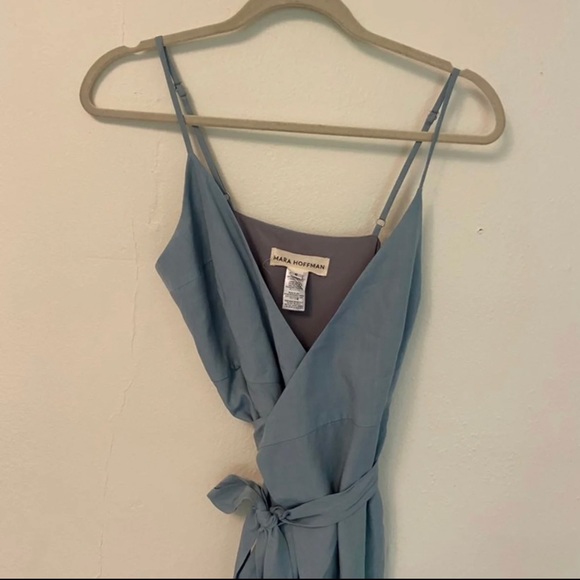 Mara Hoffman Tencel Cross Body Jumpsuit - Picture 4 of 9